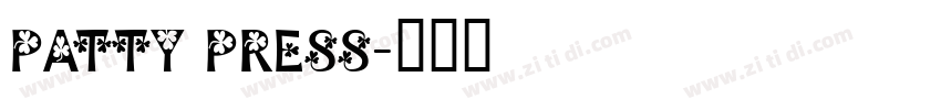 Patty Press字体转换